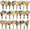 24-Pieces Mini Boho Dried Flower Bouquet for Wedding & DIY Decor